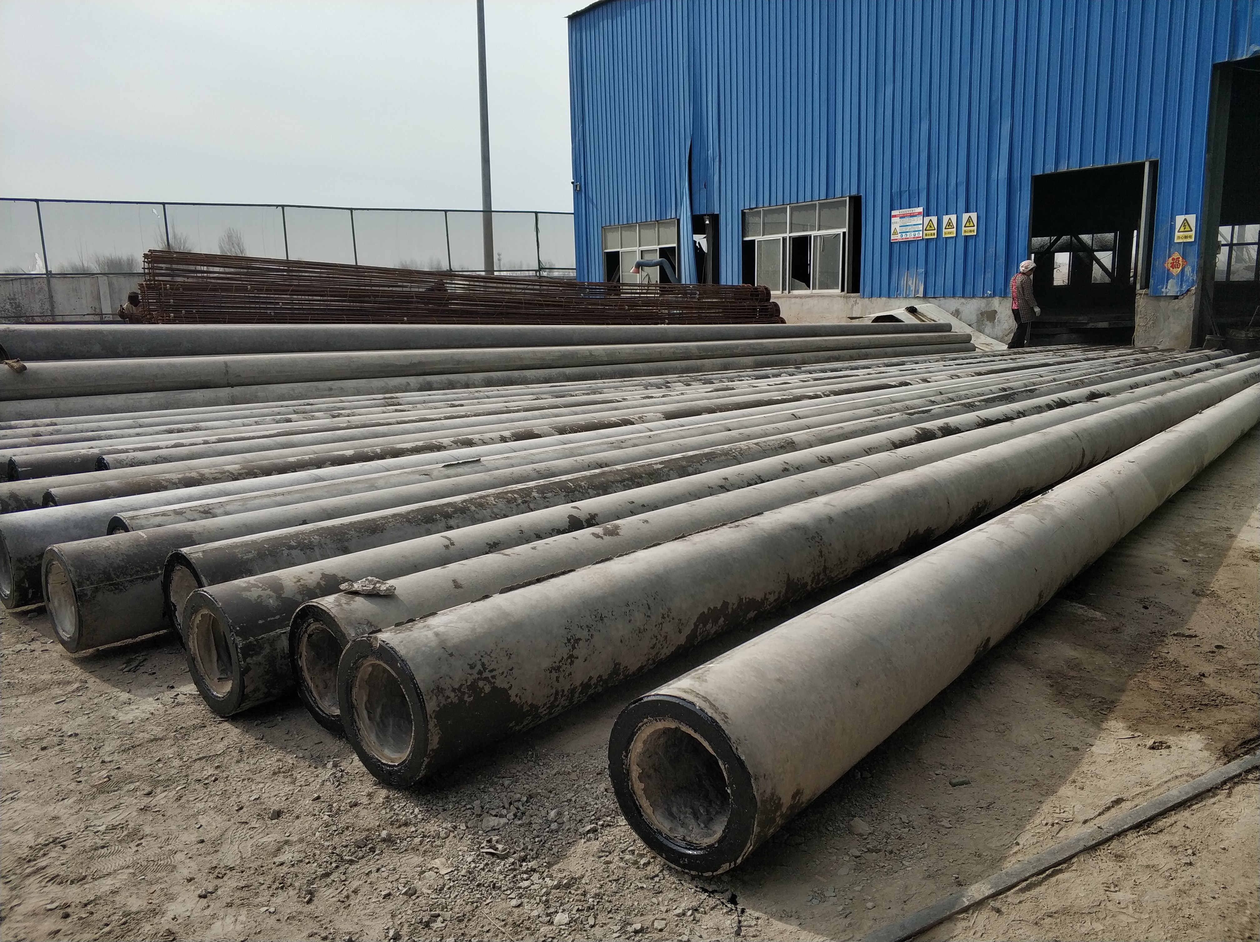 21米水泥电线杆正确焊接的方式